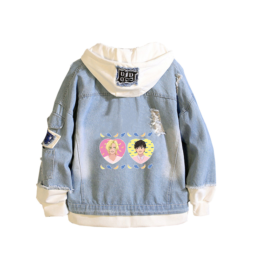 BANANA FISH Demin Jacket Anime – обзор и цена Embroidery Jacket Jeans