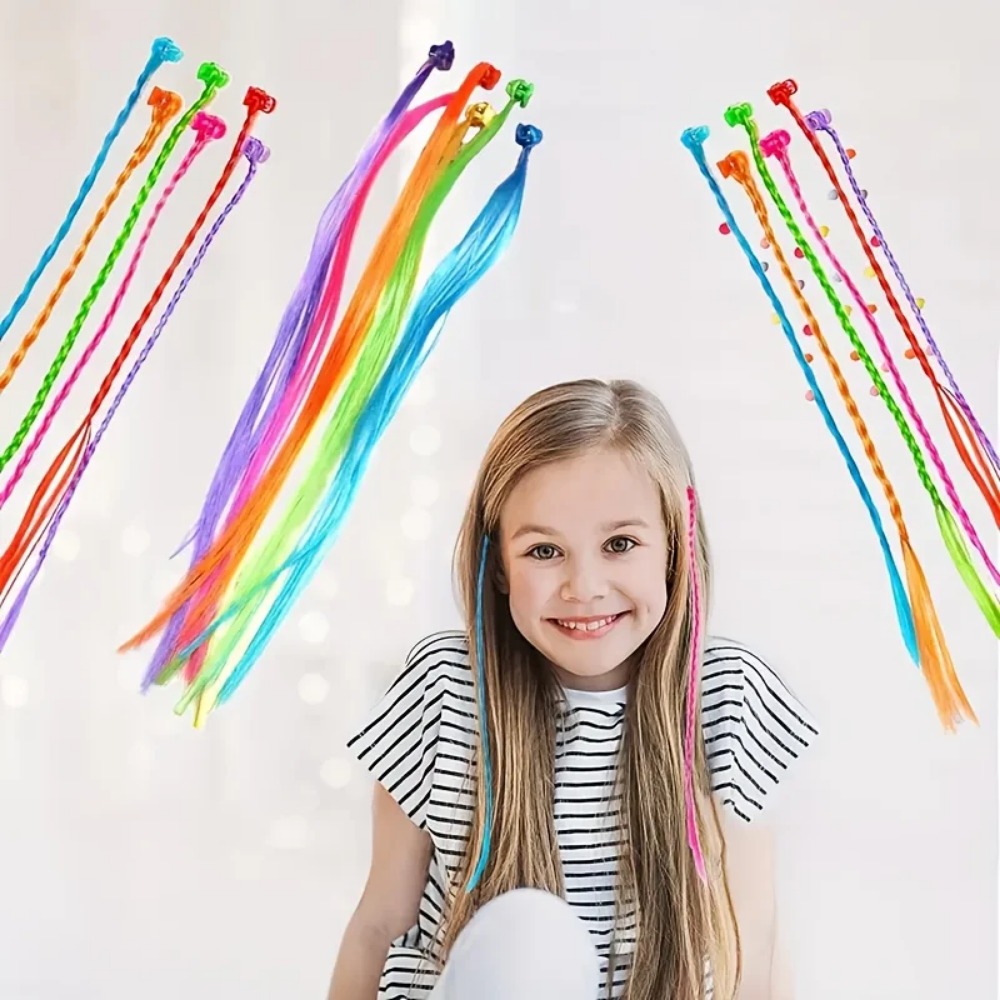 18Pcs Colorful Hair Extensions – обзор и цена Embroidery Ribbon