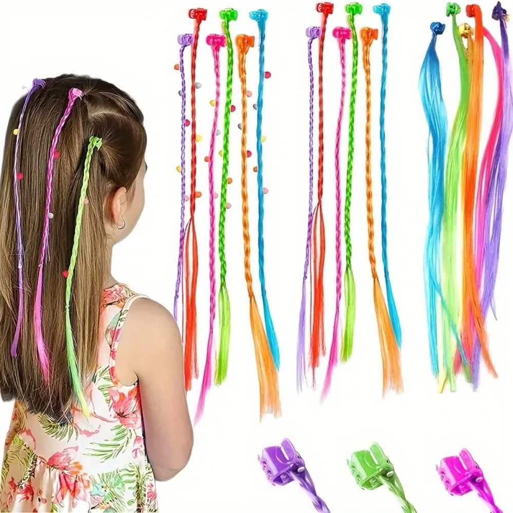 18Pcs Colorful Hair Extensions – обзор и цена Embroidery Ribbon