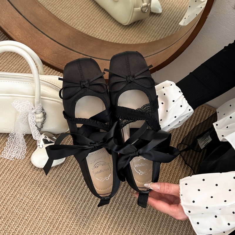 New Spring Comfortable Lace-up – обзор и цена Embroidery Flat Shoes