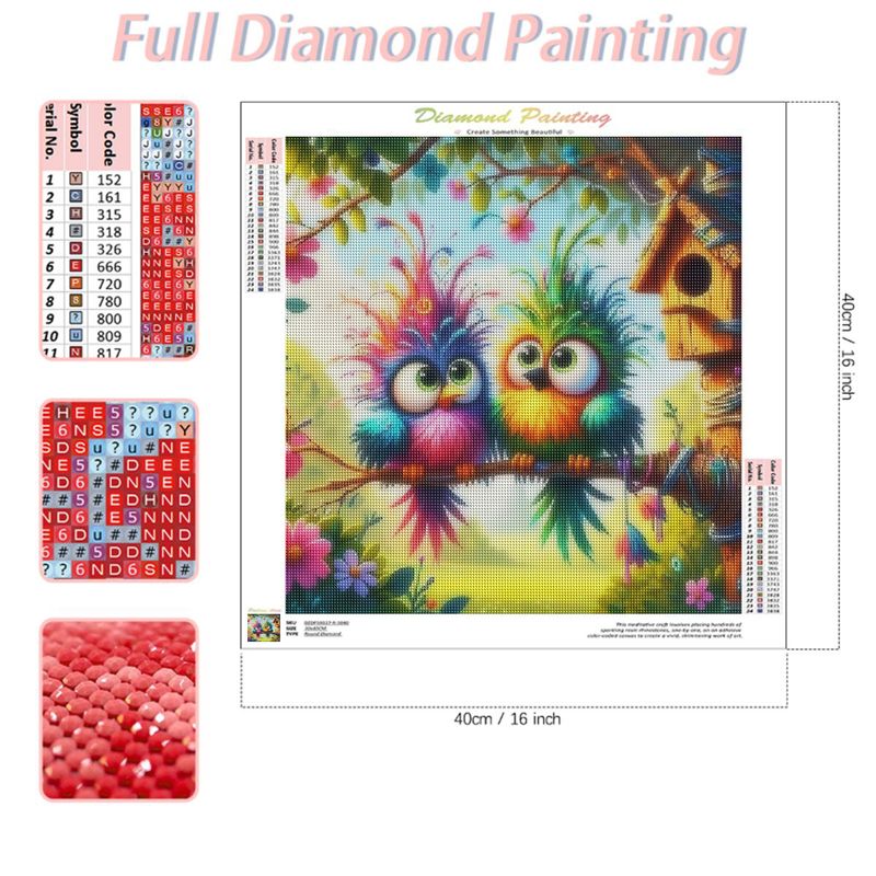 1pc frameless  Diamond Art Pai – обзор и цена Embroidery Kit Set