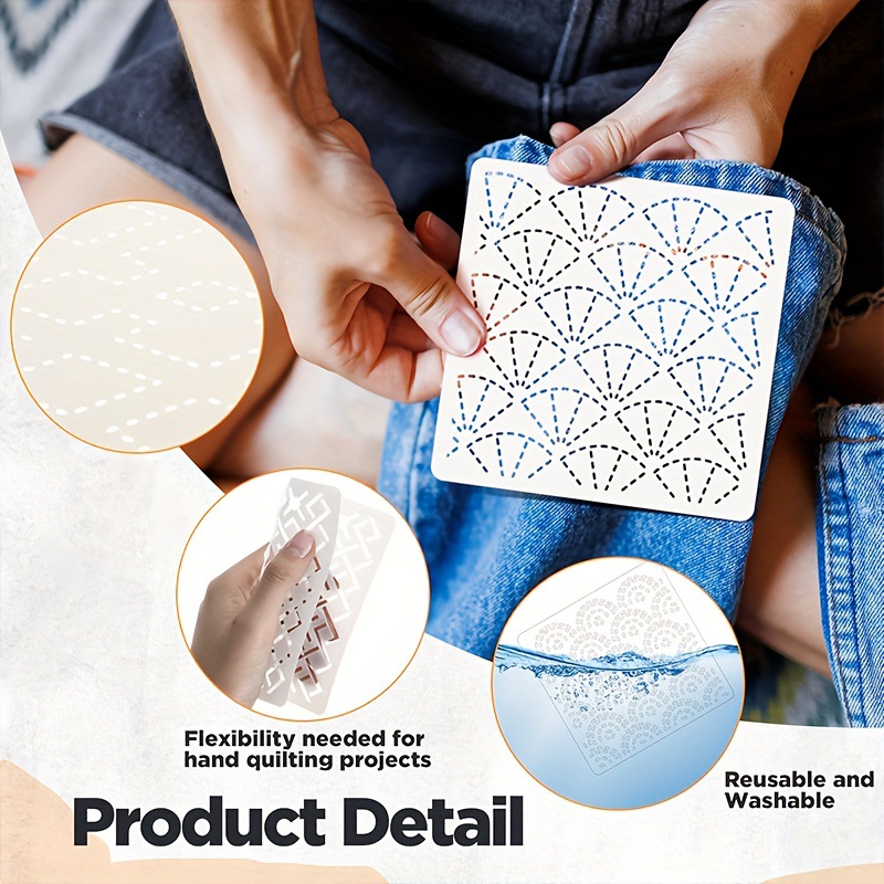 30Pcs Embroidery Templates DIY – обзор и цена Embroidery And Quilting