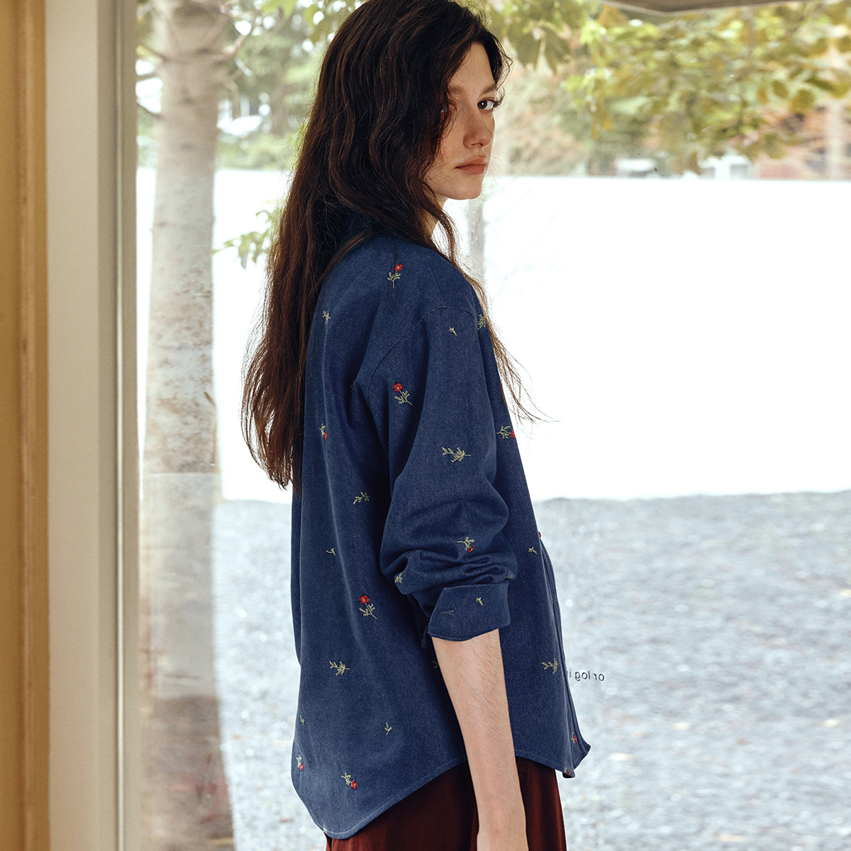 OLrain Women's Denim Shirt Jac – обзор и цена Embroidery Jacket Jeans