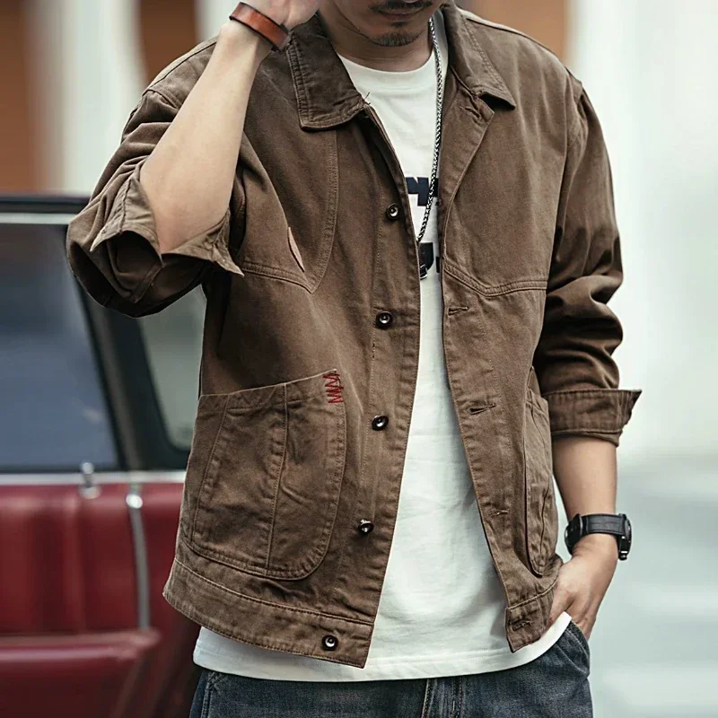 Button Jeans Coat Men Black Ca – обзор и цена Embroidery Jacket Jeans
