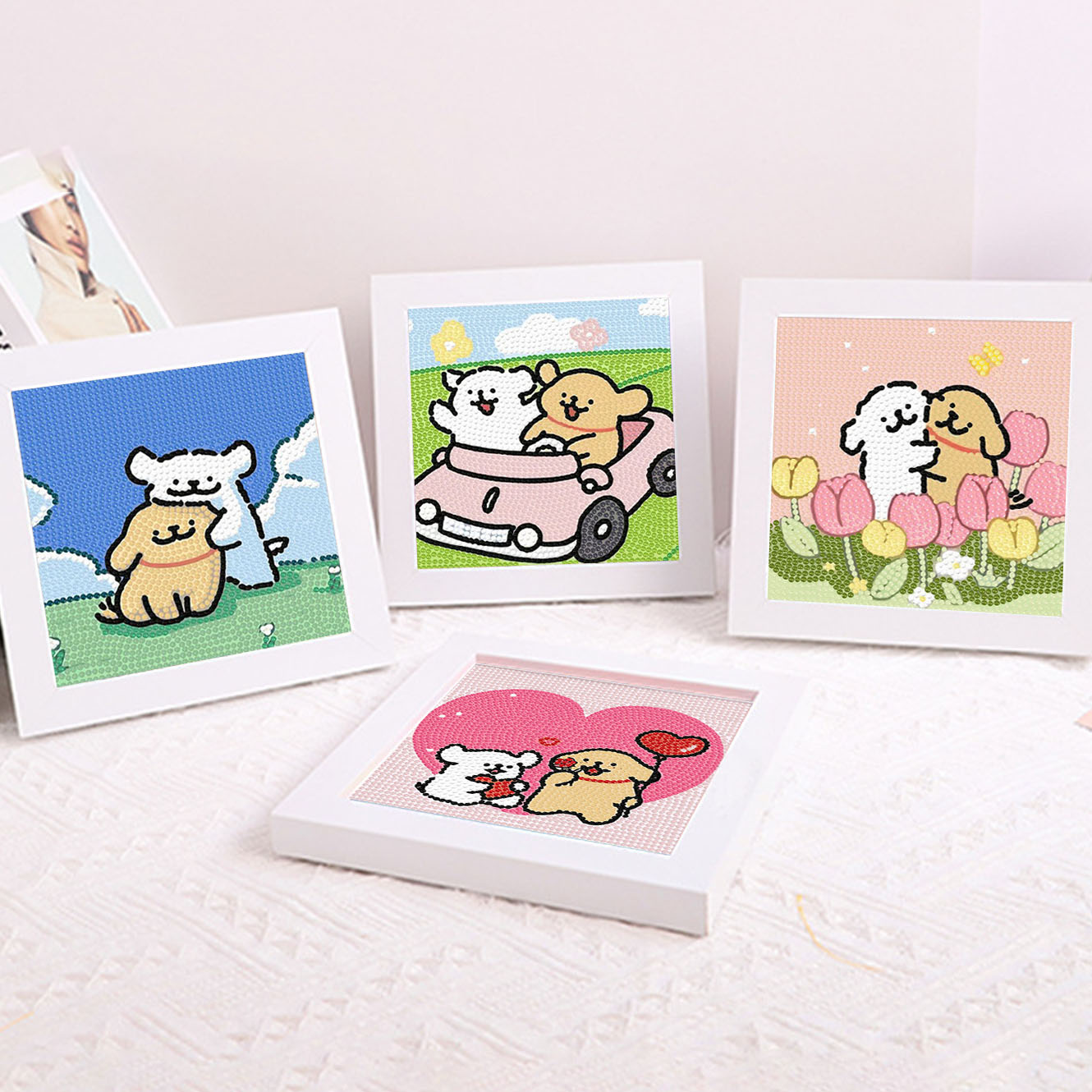 Cartoon Line Puppy Crystal Dia – обзор и цена Embroidery Frame