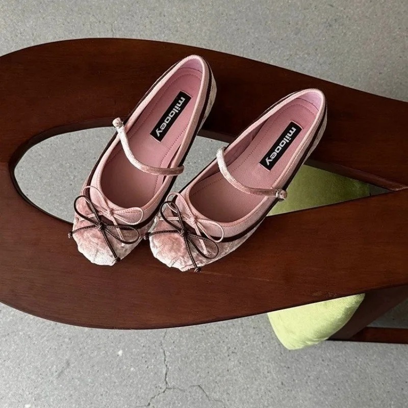 2026French Flat Bottomed Rotun – обзор и цена Embroidery Flat Shoes