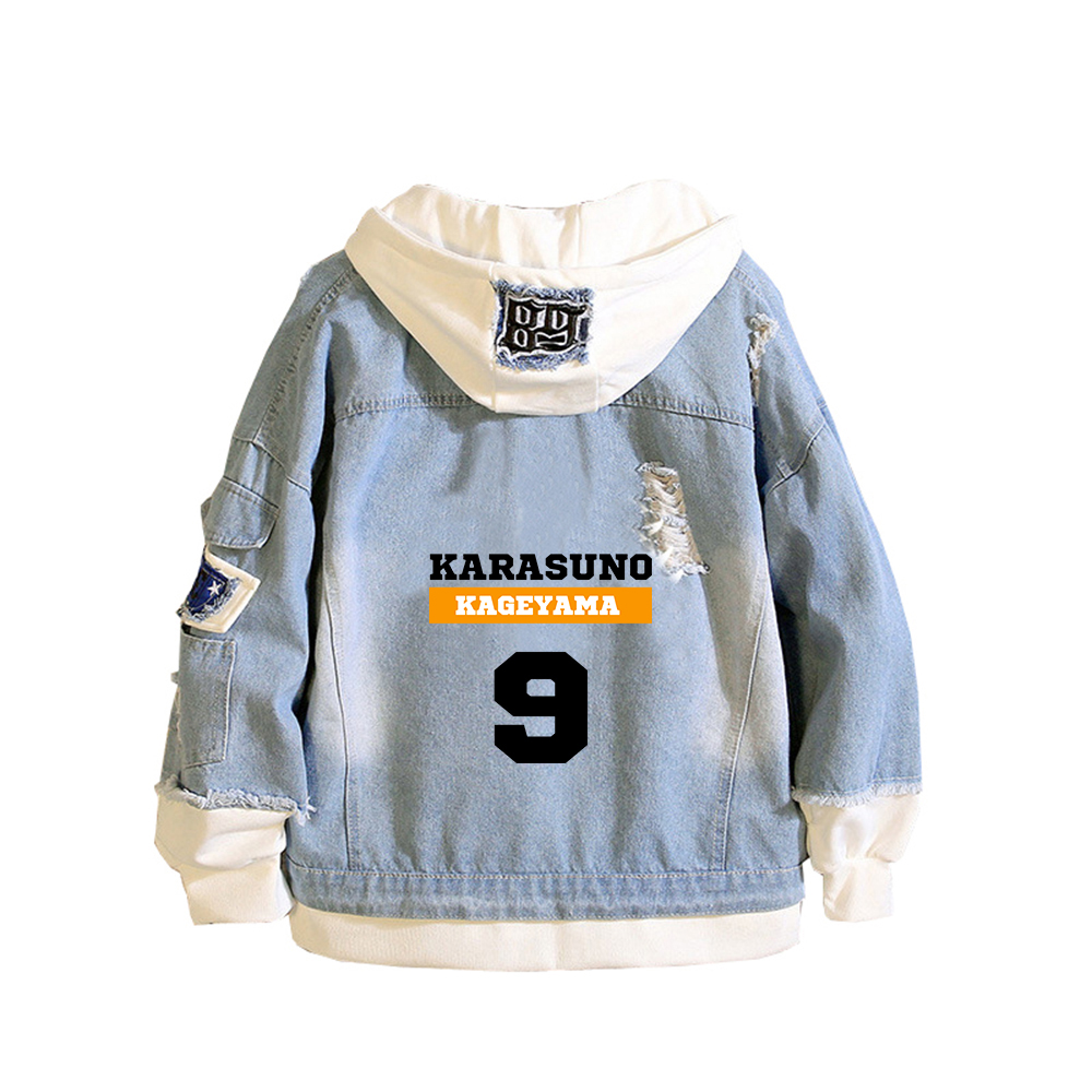 Haikyuu Karasuno VBC Print Wom – обзор и цена Embroidery Jacket Jeans