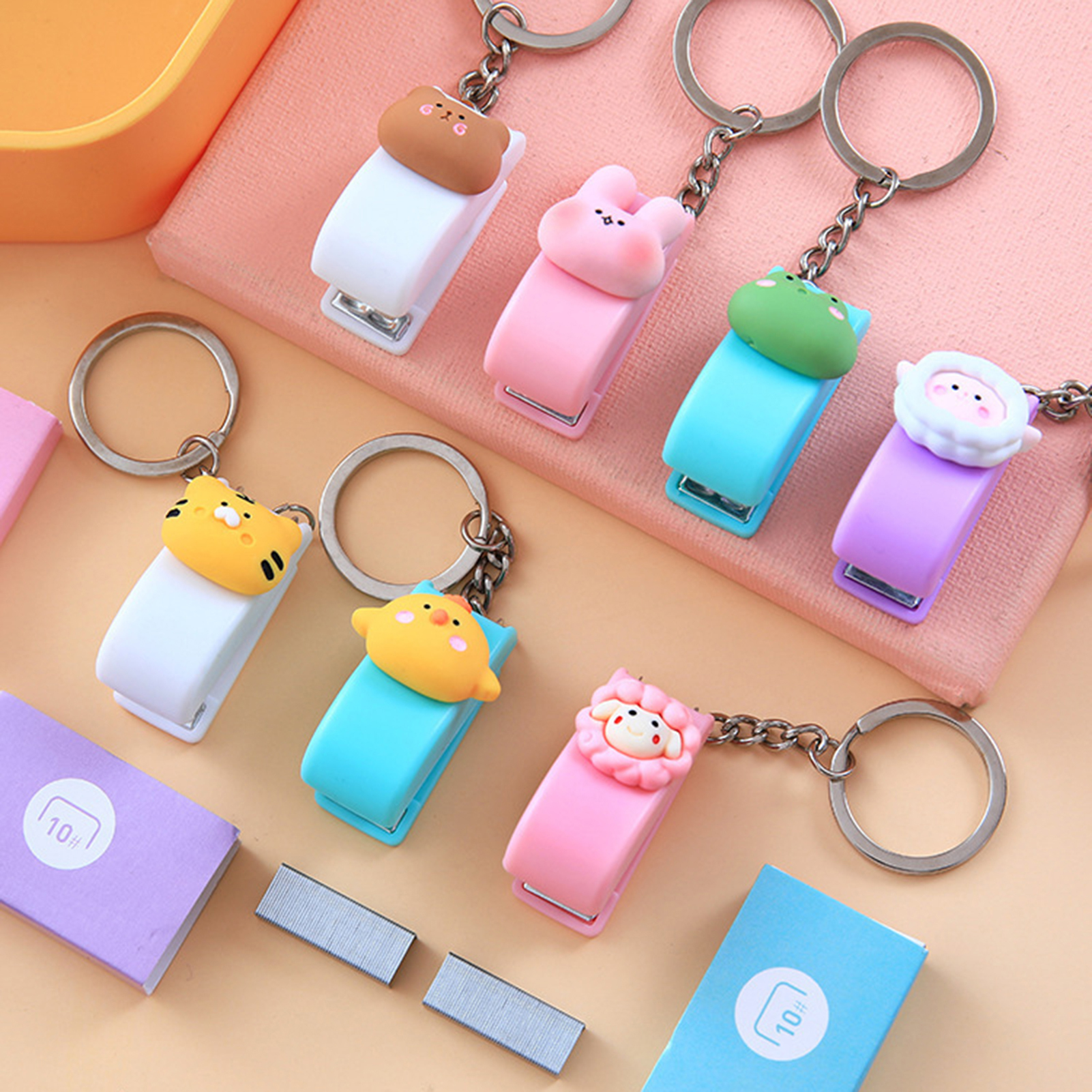 Cartoon Stapler Keychain Porta – обзор и цена Needle Book Organizer