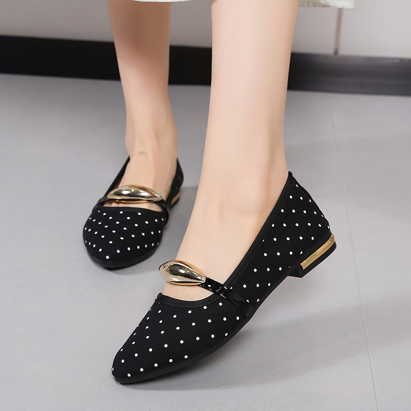 Spring and Autumn Elegant Poin – обзор и цена Embroidery Flat Shoes