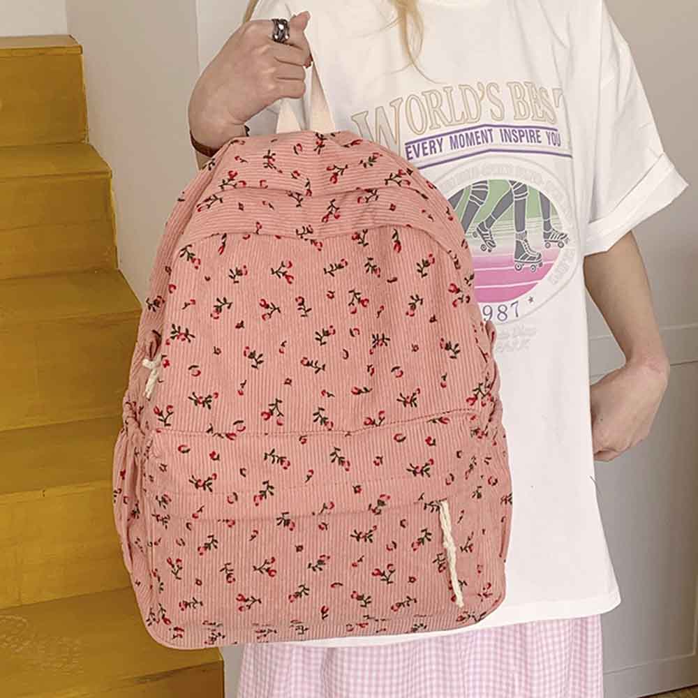 Ins Corduroy Printed Backpack, – обзор и цена Embroidery Name Designs