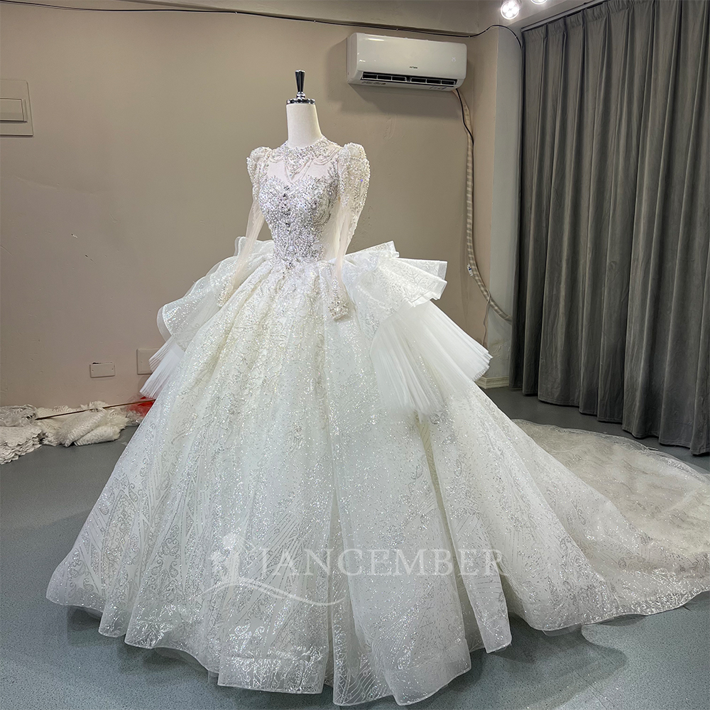High Neck Chic Wedding Dress C – обзор и цена Embroidery Ribbon
