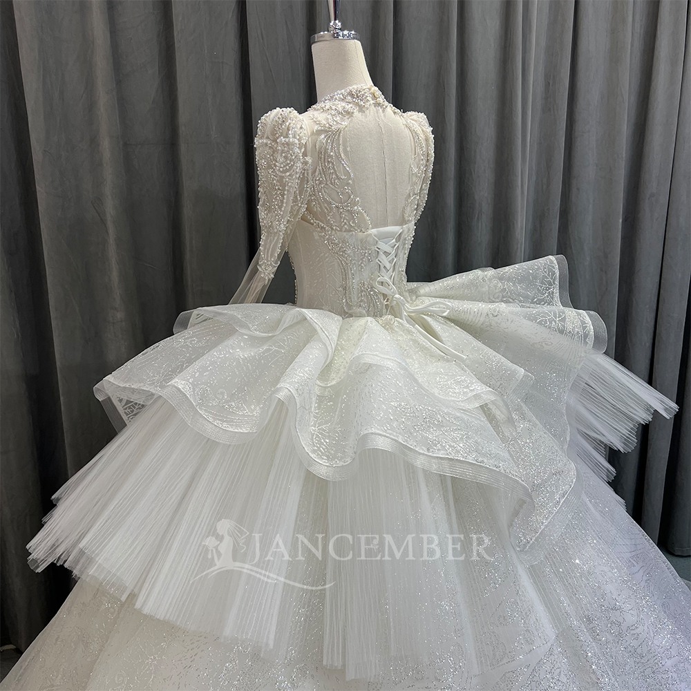 High Neck Chic Wedding Dress C – обзор и цена Embroidery Ribbon