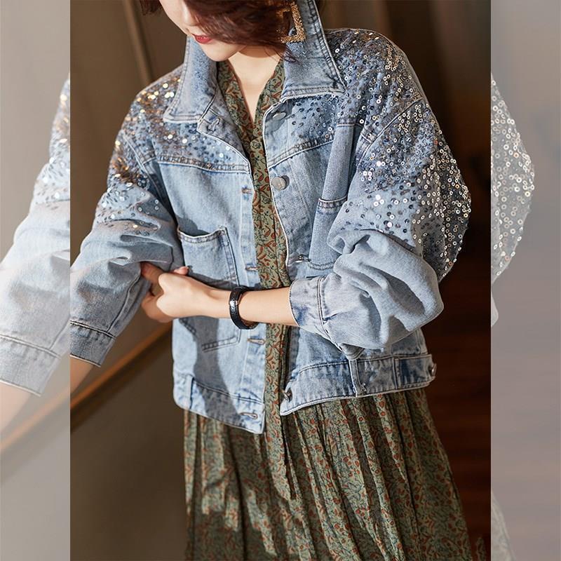 Bling Women Denim Jacket 2026  – обзор и цена Embroidery Jacket Jeans