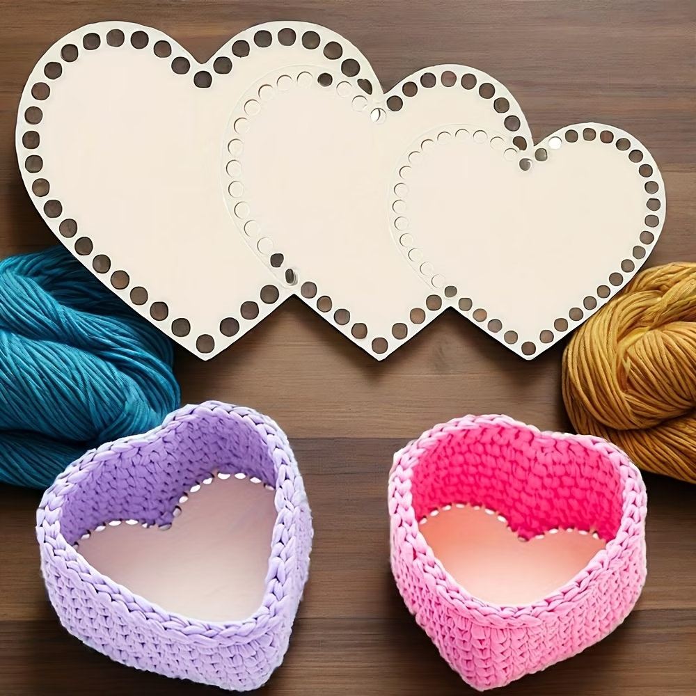 3pcs Heart-Shaped Crochet Bask – обзор и цена Embroidery Frame