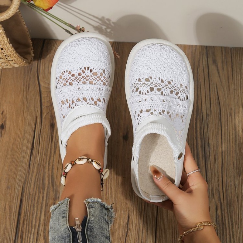 Summer Sweet Sandals Women Clo – обзор и цена Embroidery Flat Shoes