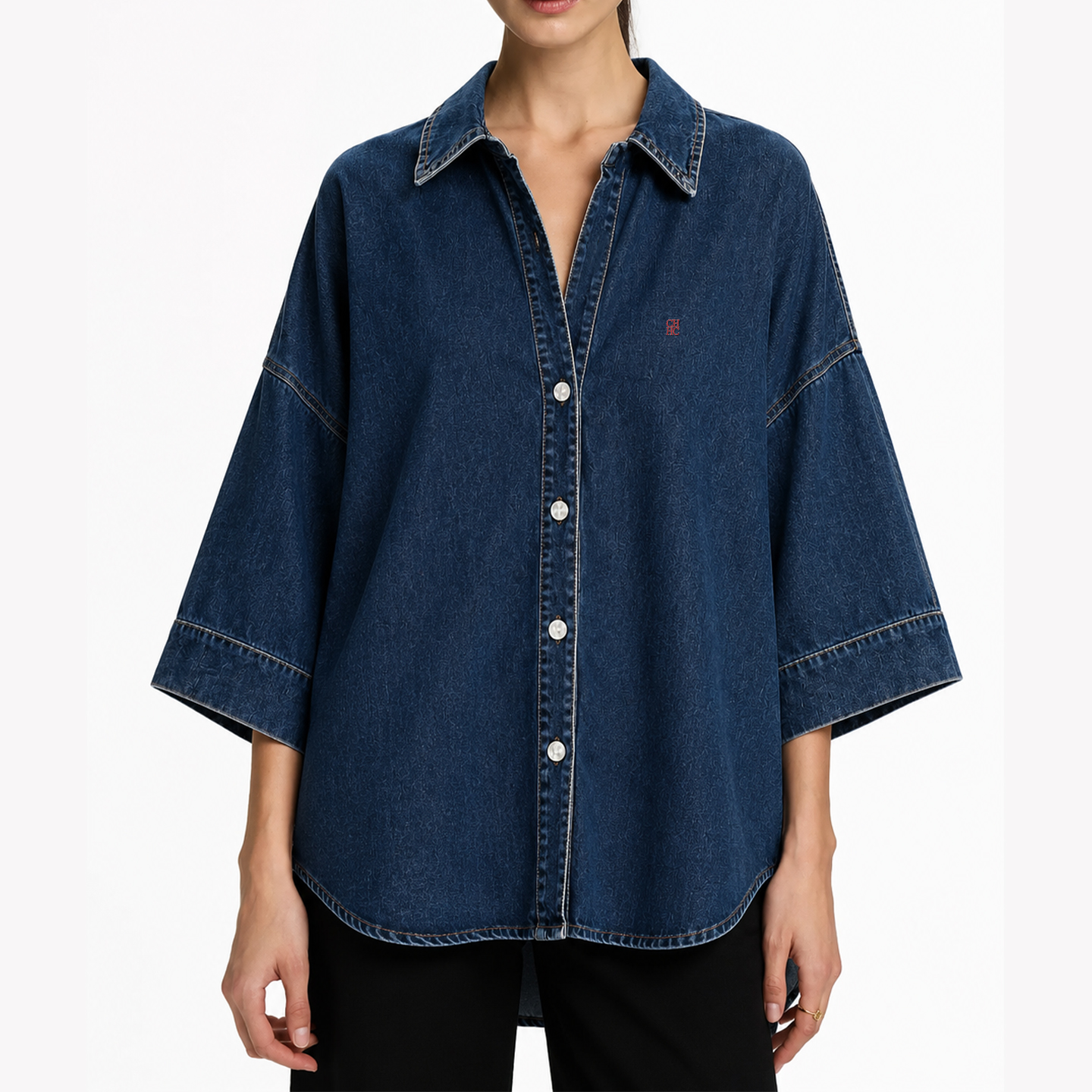 CH Letter Embroidered Solid Co – обзор и цена Embroidery Uniform