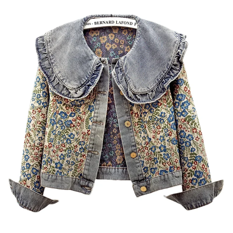Ruffles Embroidery Jacquard Pe – обзор и цена Embroidery Jacket Jeans
