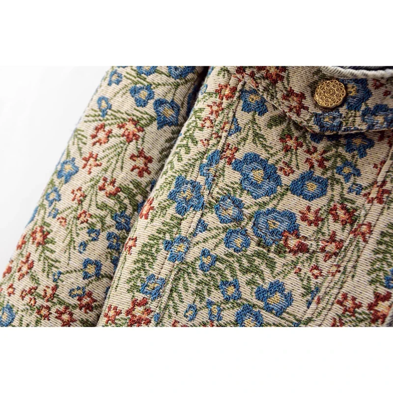 Ruffles Embroidery Jacquard Pe – обзор и цена Embroidery Jacket Jeans