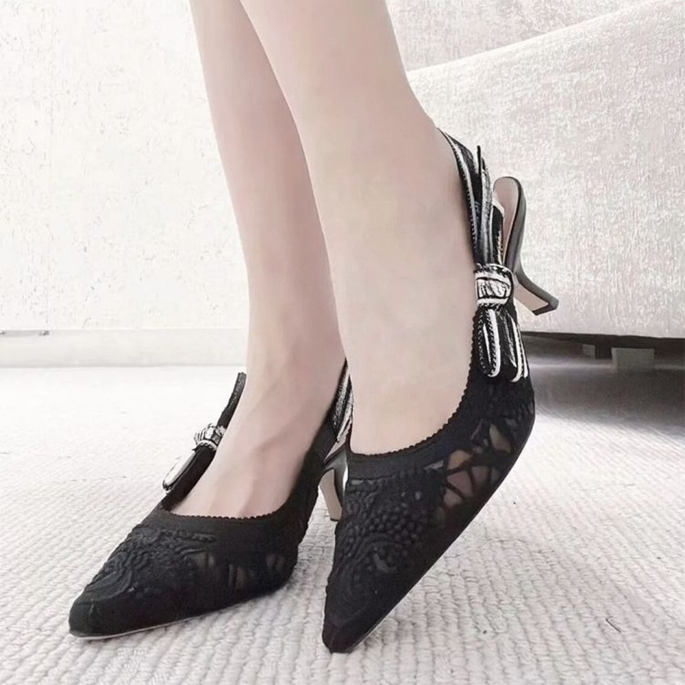 Genuine Leather High Heel Sand – обзор и цена Embroidery Shoes