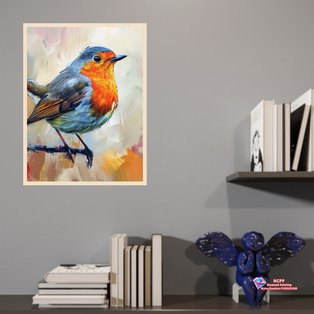 unframe Robin Bird Cute Robin  – обзор и цена Embroidery Kit Set