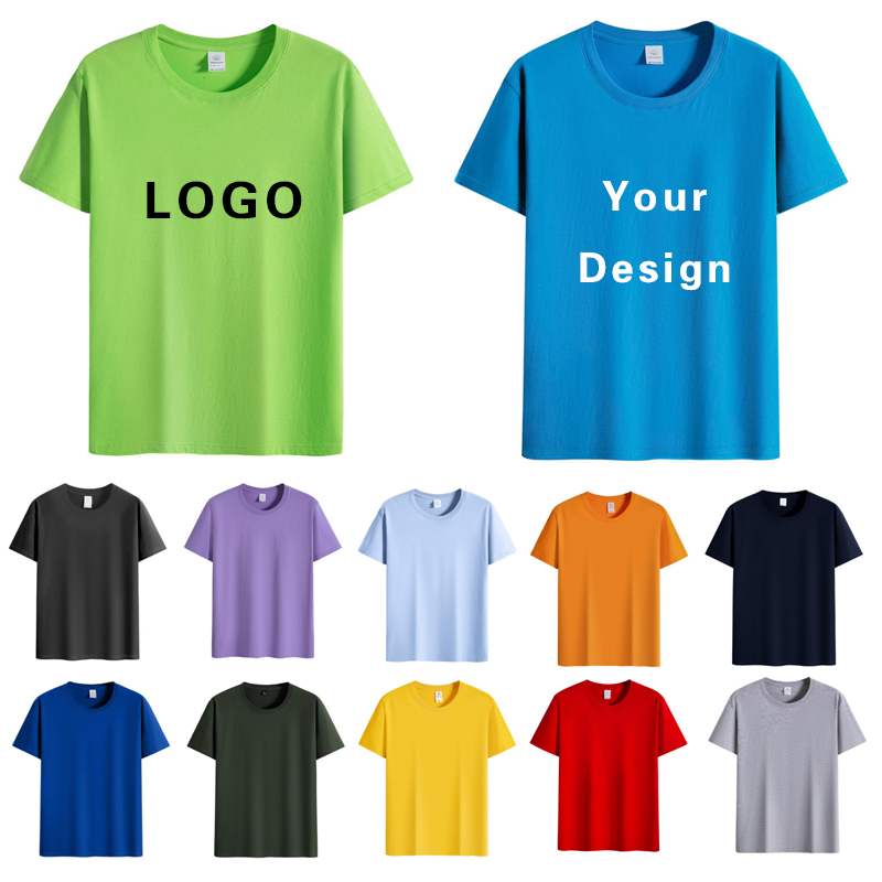 180g Cotton T Shirt Print Logo – обзор и цена Embroidery Name Designs