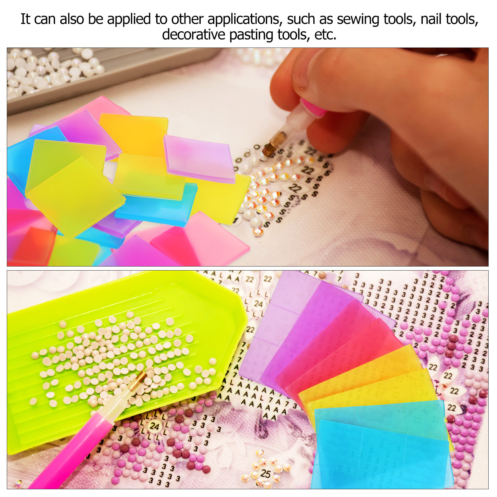 96Pcs Diamond Dotting Wax Clay – обзор и цена Embroidery Painting