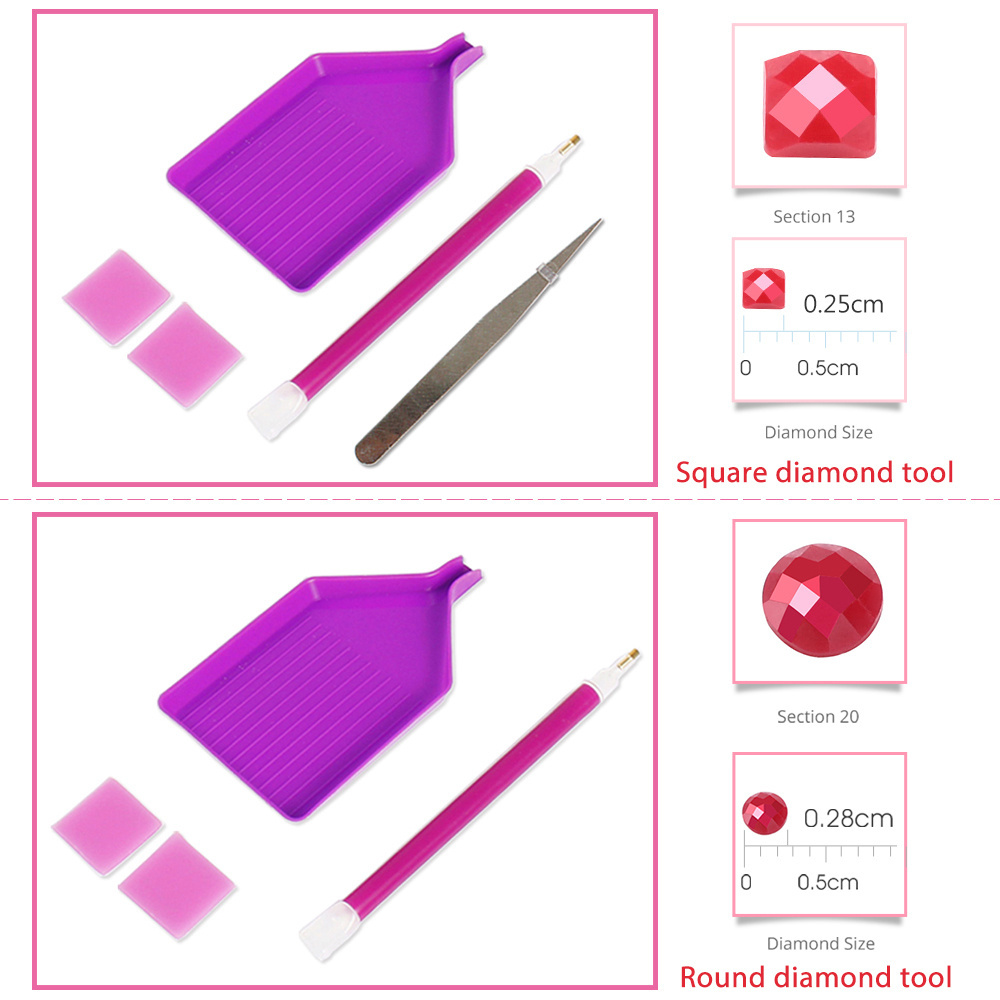 Evershine Full Square Diamond  – обзор и цена Embroidery Kit Set