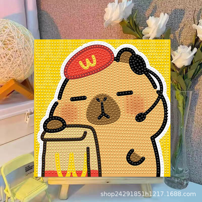Cartoon Capibala Crystal Diamo – обзор и цена Embroidery Painting