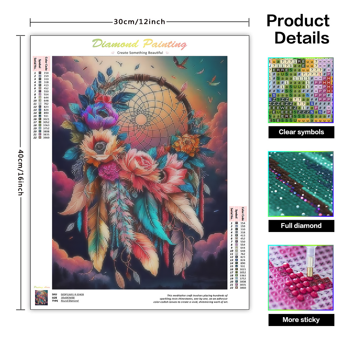 Frameless, Diamond Painting Dr – обзор и цена Embroidery Kit Set