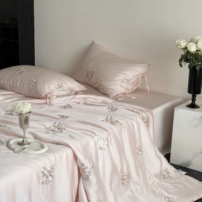 Luxury France Style Lyocell Fi – обзор и цена Embroidery Quilt Cover