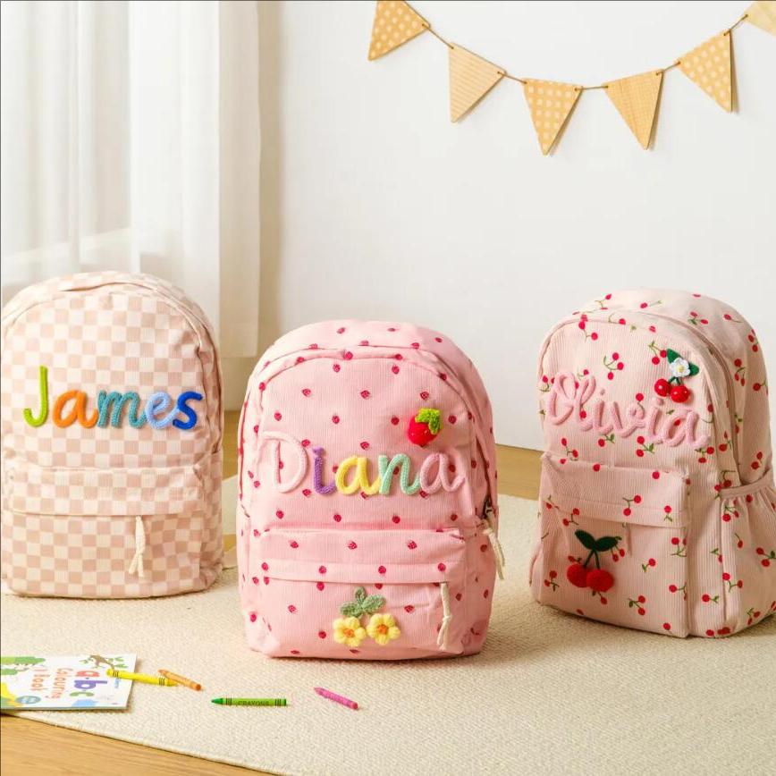 Custom Cute Backpack For Kids  – обзор и цена Embroidery Name Designs