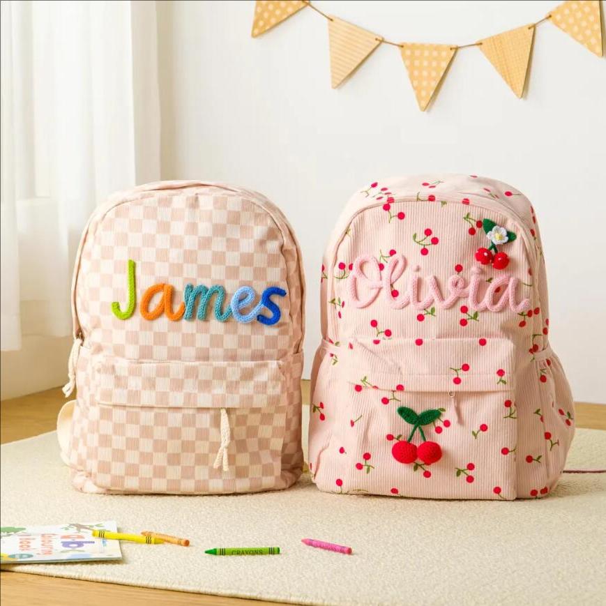 Custom Cute Backpack For Kids  – обзор и цена Embroidery Name Designs