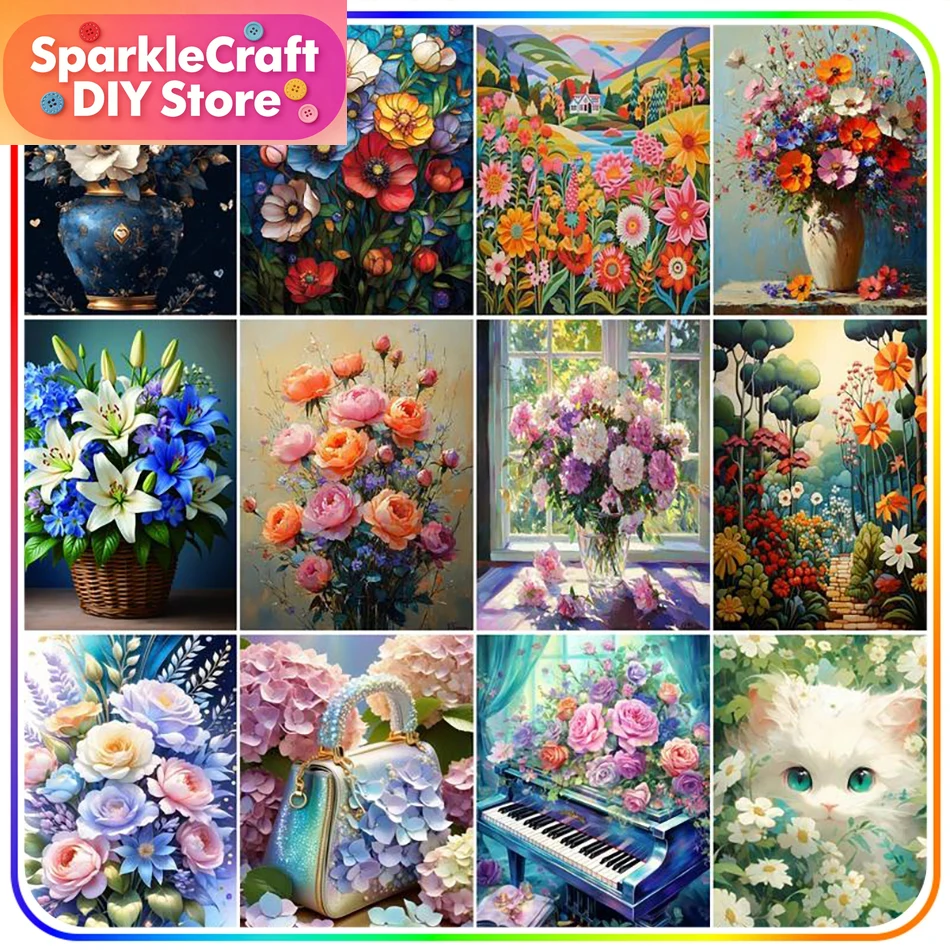 1pc frameless  Diamond Paintin – обзор и цена Embroidery Kit Set