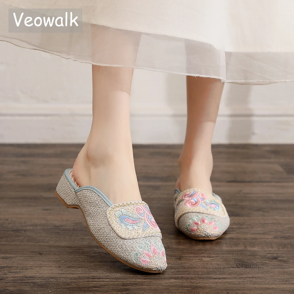 Veowalk New Cotton Fabric Embr – обзор и цена Embroidery Shoes